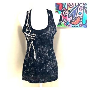 Studio Y black racer back tank!